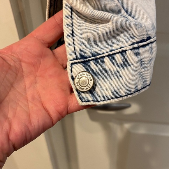 Ashley vintage charm Large Cropped Denim Cropped Jacket - long sleeves! - Picture 5 of 7